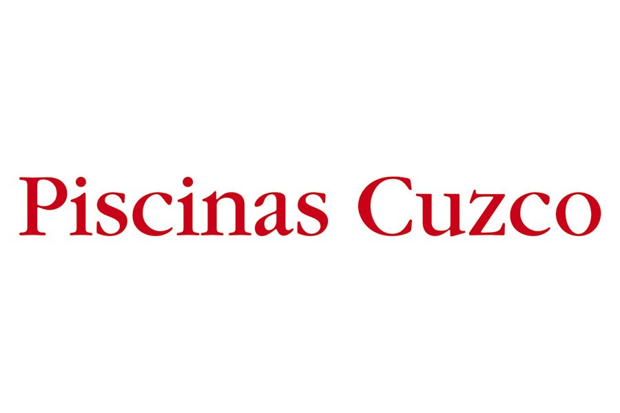 Logo y proyectos de Piscinas Cuzco