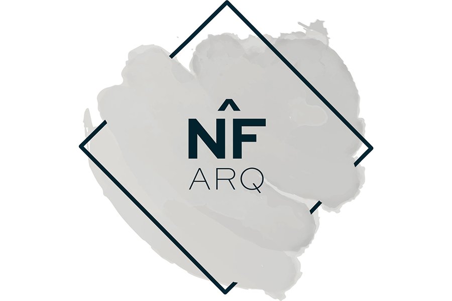 Logo y proyectos de NF Arquitecta