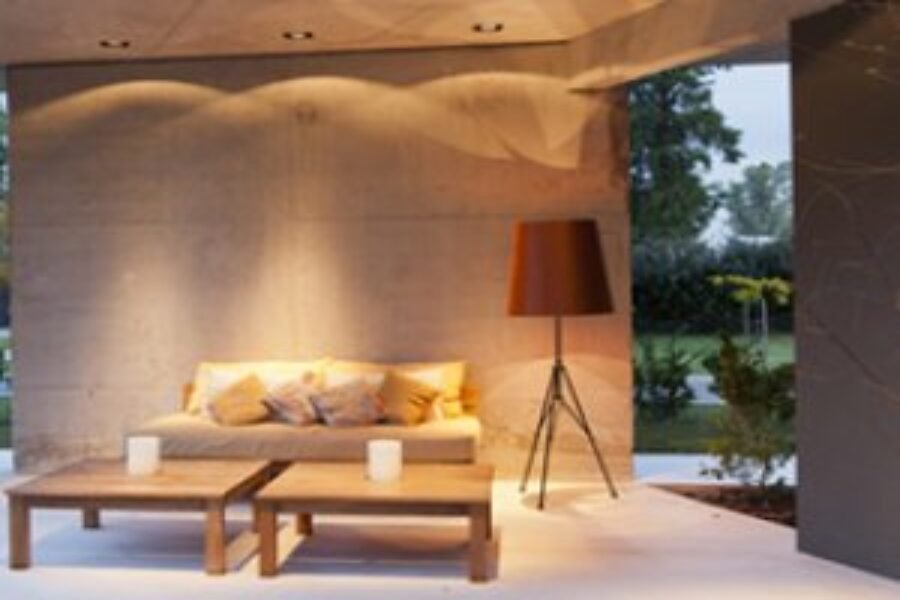 Luminarias embutidas para hormigón