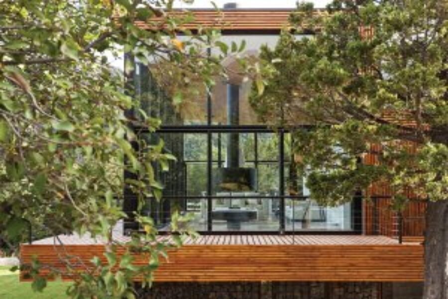 Madera de piso a techo