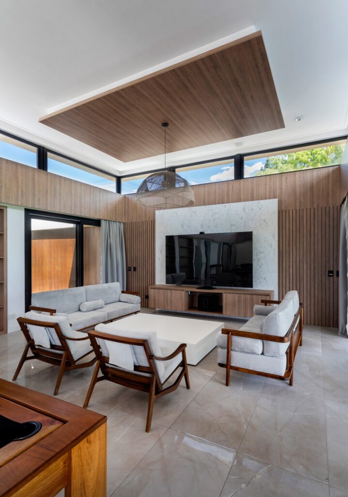 Living - Casa NM - Buenos Aires, Lobos
