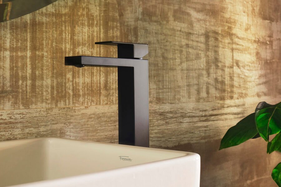 Colecciones de griferías negro mate