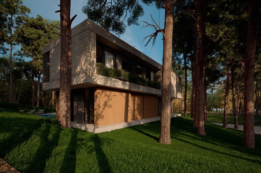 Lateral - Casa Los Eucaliptos - Buenos Aires, Pinamar, Cariló